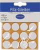 Filzgleiter 22mm Filz weiß selbstkl.16 St./SB-Karte