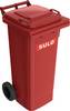 SULO Deutschland GmbH Müllgroßbehälter 80l HDPE rot fahrbar,n.EN 840 SULO 1088439
