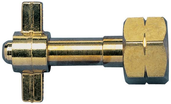 Umfüllstutzen f.Flaschengröße 5,11,33kg G 3/8Zoll LH,W21,8x1/14Zoll LH KAYSER-0