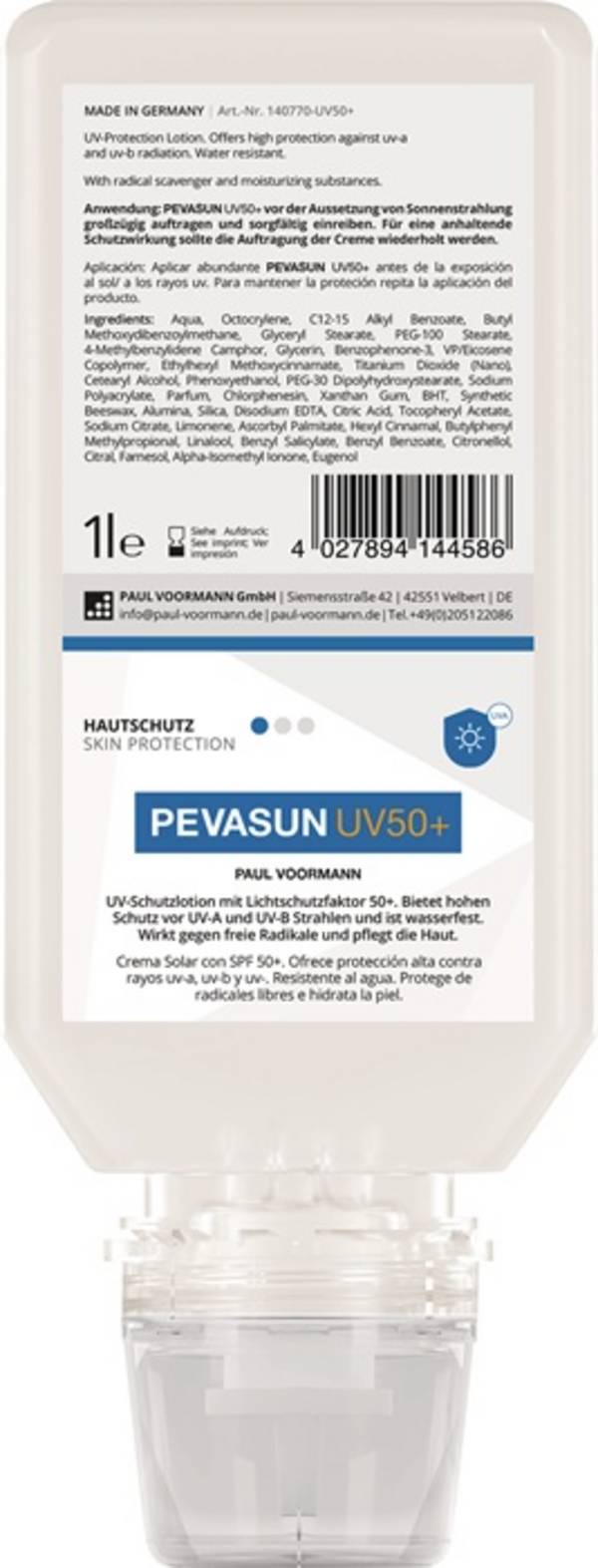Hautschutz PEVASUN UV50+ 1l PAUL VOORMANN