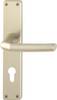 Langschildgarnitur Birm.1117/202SP Alu.F2 PZ 72mm DIN L/R HOPPE