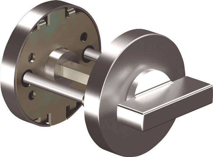 Schlüsselrosette 7122 WC AL Alu.F1 Schildst.9mm WC rd.OGRO-0