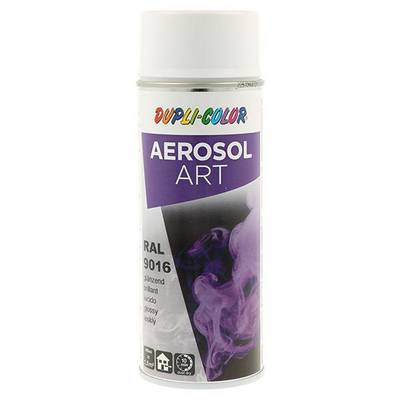 Buntlackspray AEROSOL Art verkehrsweiß glänzend RAL 9016 400ml Spraydose-0