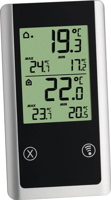 Funkthermometer Joker Messber.auß.-50 b.70GradC/ in.0 b.50GradC H152xB82xT72mm-0