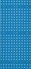 Lochplatte B450xL1000mm himmelblau RASTERPLAN