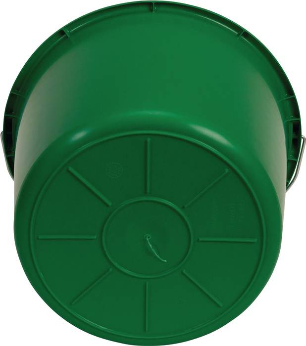 Baueimer GRIPLINE L 12l grün Ku.BERDAL-1