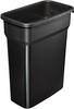 Wertstoffsammler 55l H610xB490xT290mm schwarz ROTHO