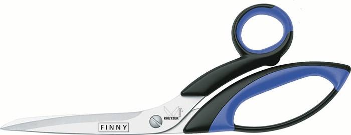 Universalschere 200mm m.2K-Auge schwarz/grau KRETZER