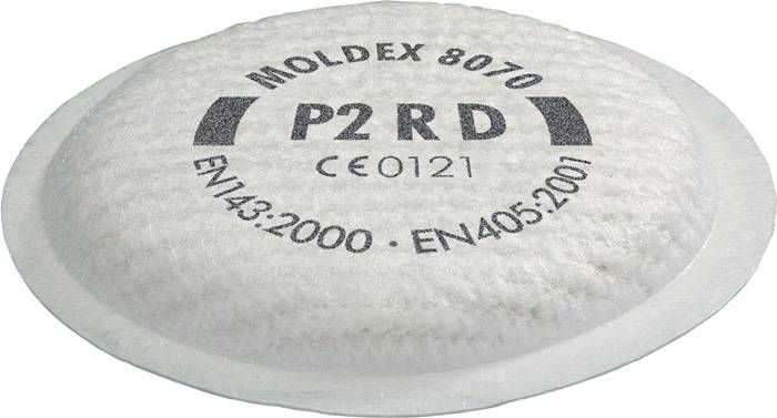 Partikelfilter 807001 EN 143:2021 P2 f.Ser.8000 MOLDEX-0