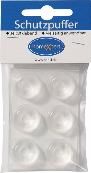 Schutzpuffer 22,3 mm Kunststoff transparent Sofo selbstklebend-0