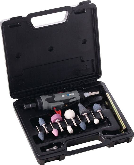 Druckluftstabschleiferset 25000min-¹ 3+6mm AEROTEC-0