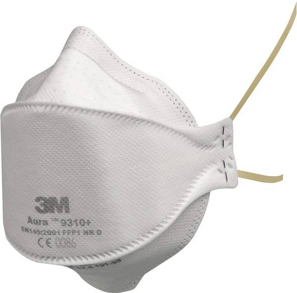 Atemschutzmaske Aura™ 9310+ FFP1 NR D o.Ausatemventil faltbar 3M