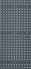 Lochplatte B450xL1000mm grau RASTERPLAN