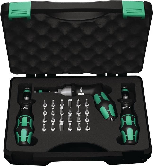 Drehmomentschraubendrehersatz 7440/41/42 27-tlg.0,3-6 Nm einstellb.WERA-0