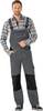 Latzhose Canvas 320 Gr.56 grau/schwarz PLANAM