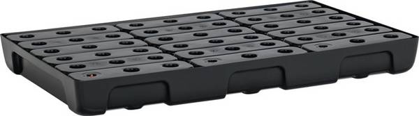 CEMO 11734 Regalwanne  33 l L976xB595xH95mm Polyethylen mit PE-Rost und Leckanze
