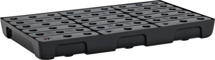 CEMO 11734 Regalwanne 33 l L976xB595xH95mm Polyethylen mit PE-Rost und Leckanze-0