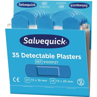 Pflasterstrips Salvequick detectable 6 Nachfüllpack je 35 St.SALVEQUICK-0