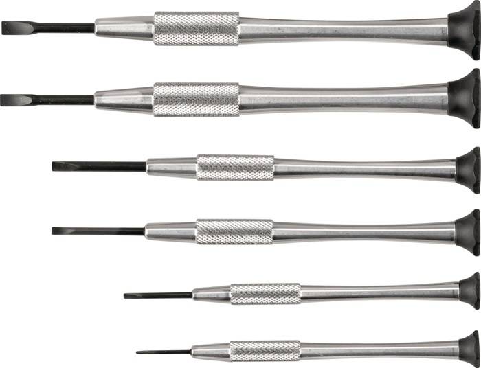 Feinmechanikerschraubendrehersatz 250 6tlg.Schlitz TURNUS-1