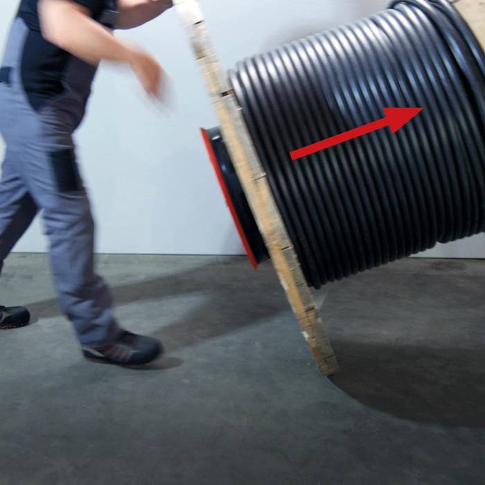 Kabelabroller XB 500 T D.500mm Trgf.800kg RUNPOTEC-1