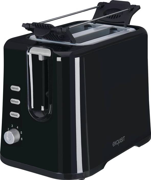 2-Schlitz Toaster TA 3102 swi 870 W schwarz-Inox ,2 Toastscheiben-0