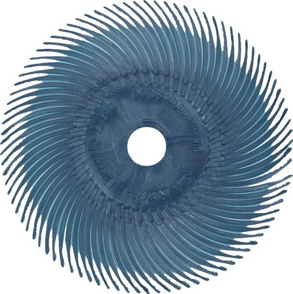Radialbürstenscheibe RB-ZB Typ C D.75mm K.400 blau 20000min-¹ 3M
