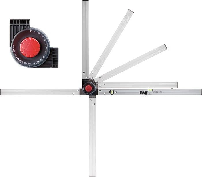 Winkelmessgerät WINKELSTAR Messber.0-270Grad Schenkel-L.80x60cm BMI-0
