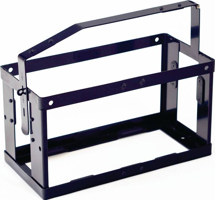 Kanisterhalterung L.377mm B.174mm H.293mm Tiefschwarz RAL 9005 2,17kg VALPRO-0