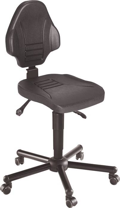 Arbeitsdrehstuhl W13 Rl.Polyurethanschaum schwarz-0