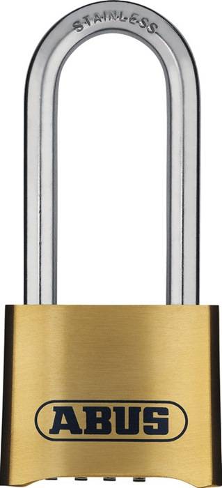 Zahlenvorhangschloss 180IB/50 HB63 B/SB Schlosskörper-B.52mm MS Zahlenr.4 ABUS-0