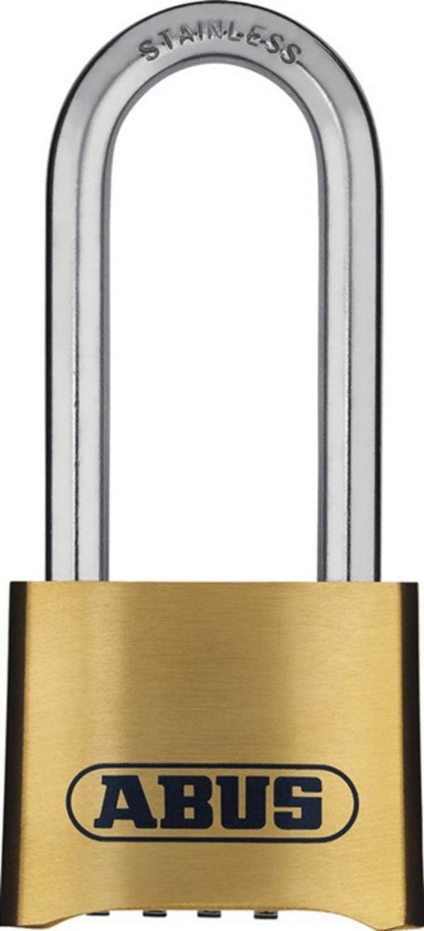 Zahlenvorhangschloss 180IB/50 HB63 B/SB Schlosskörper-B.52mm MS Zahlenr.4 ABUS
