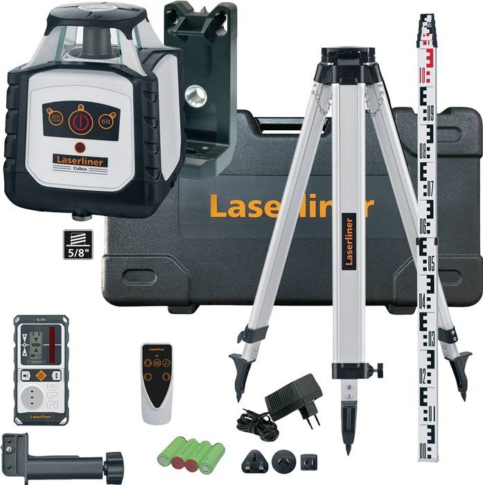 Rotationslaser Cubus 210 S max.200m ± 4Grad LASERLINER-1