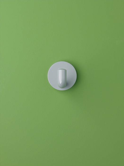 Einzelhaken 477.90.030 einfach A.100mm PA rubinrot 33 D.70mm HEWI-1