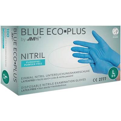Einw.-Handsch.Blue Eco Plus Gr.L blau Nitril 100 St./Box-0