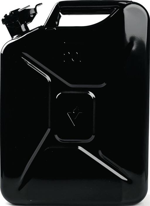 Kraftstoffkanister 20l Schwarz RAL 9005 Stahlbl.0,9mm L345xB165xH470mm VALPRO-2
