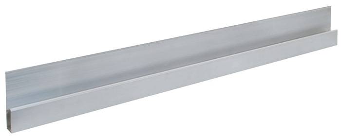 Alu h-Kartätsche L.1800mm m.Verstärkungswulst Alu.1,6mm-0