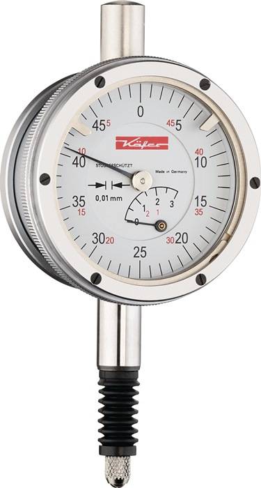 Messuhr KM4 SW 3mm Abl.0,01mm m.Stoßschutz KÄFER-0