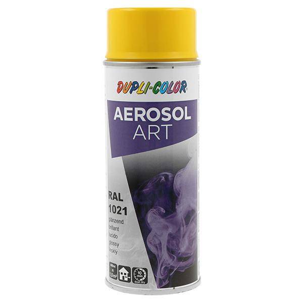 Buntlackspray AEROSOL Art rapsgelb glänzend RAL 1021 400ml Spraydose-0