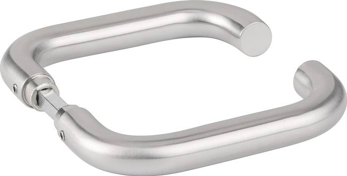 Glastürdrückerpaar 1801 BASIC 01 VA U-Form 4-KT.8mm HERMAT-0