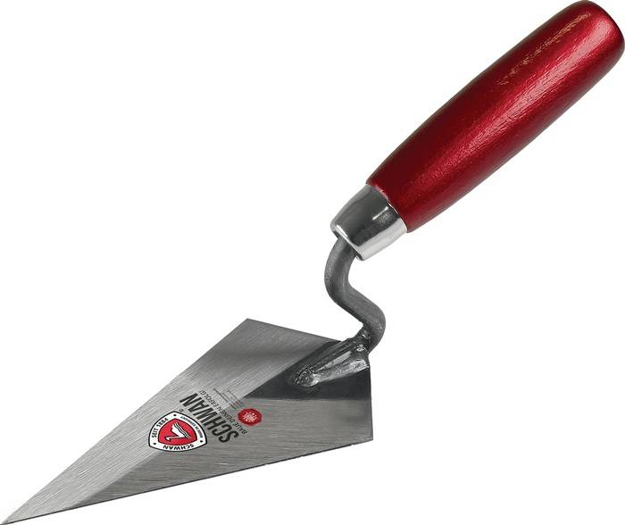 Hamburger Putzkelle L.265mm B.75mm rostfrei,m.H-Heft VA SCHWAN-0
