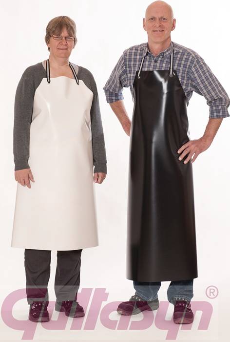 PVC Säureschürze Guttasyn® MR5 L.ca.120xB.ca.90cm weiß GUTTASYN-0