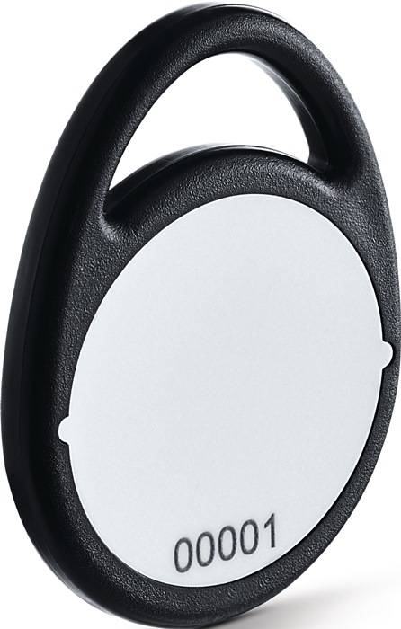 Zutrittskontrollsystem Schlüsselanh. MIFARE DESFireEV2 schwarz RFID-Transponder-0
