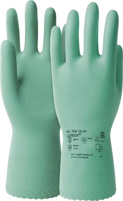 Chemiehandschuh Lapren 706 Gr.9 grün EN 388,EN 374 PSA III HONEYWELL-0
