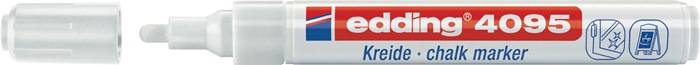 Edding Vertrieb GmbH Kreidemarker 4095 weiß Strich-B.2-3mm Rundspitze EDDING 4-4095049-1