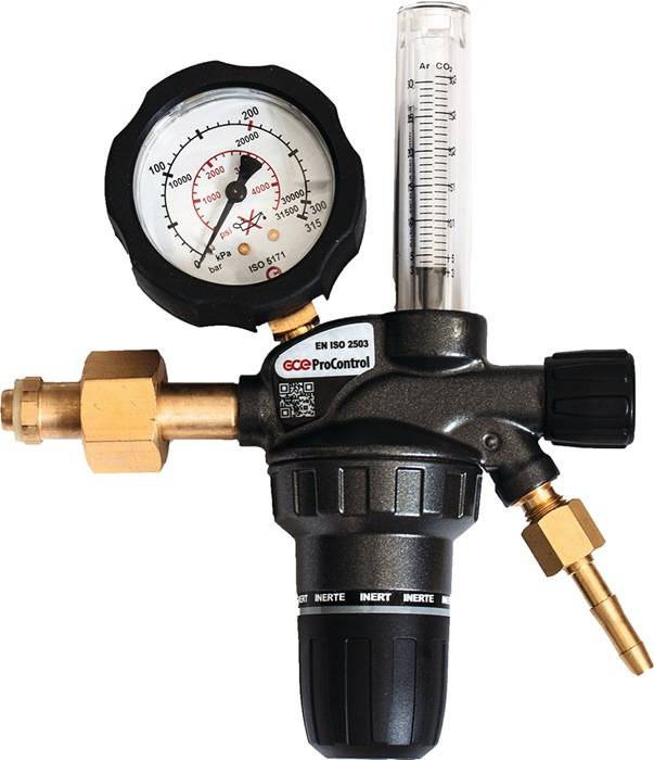 Flaschendruckminderer ProControl® Flowmeter Argon/CO? 200bar 1-stufig 30l/min-0