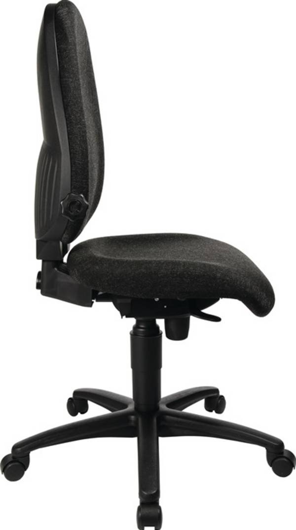 Bürodrehstuhl m.Synchrontechnik anthrazit 450-550mm o.Armlehnen TOPSTAR