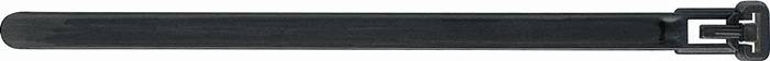 Kabelbinder L.250mm B.7,6mm PA 6.6 schwarz 100St./Btl.-0
