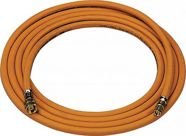 Propangasschlauch 4x4mm G3/8Zoll LHxG3/8Zoll LH Hochdruck L.3m SIEVERT