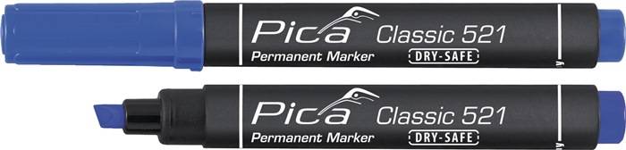 Permanentmarker Classic blau Strich-B.2-6mm Keilspitze PICA-0