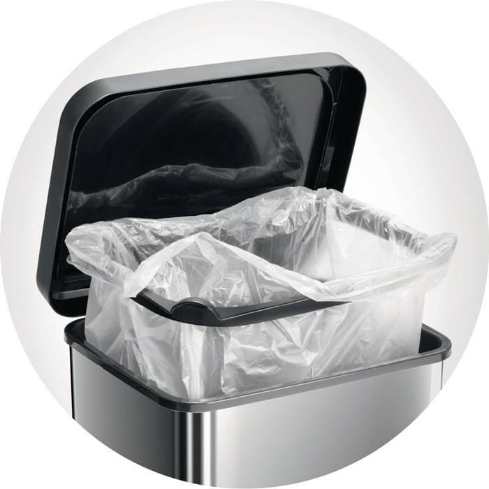 Tretabfallsammler PASO 20l DxH457mm PP-RG Q1-1